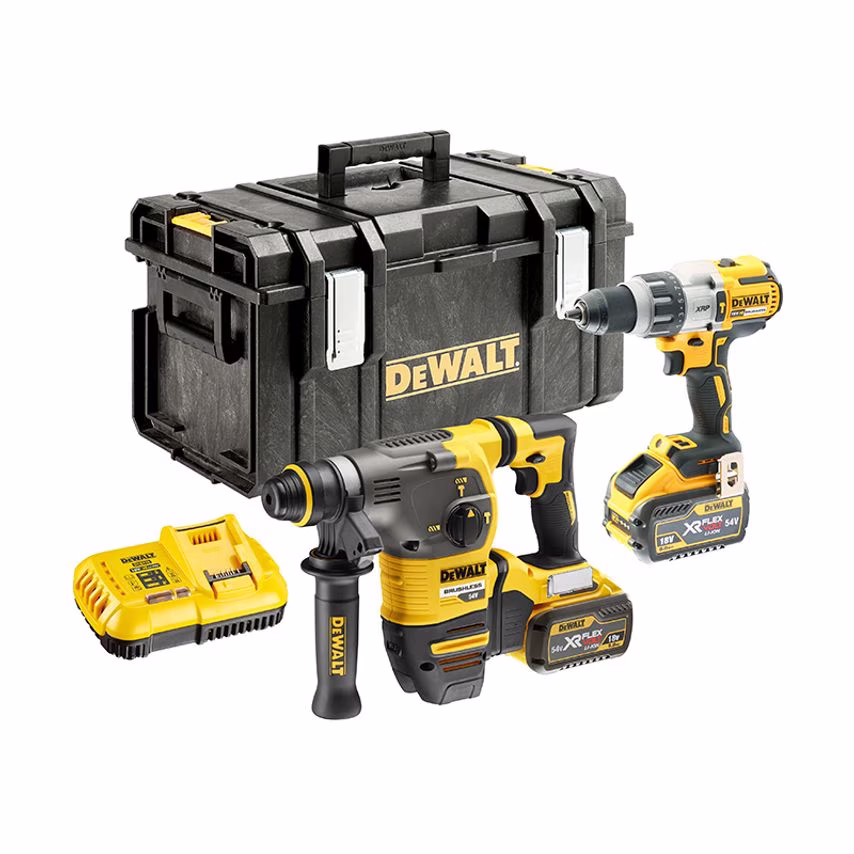 DeWalt DCK2033X2 XR FlexVolt Twin Pack 18/54V 2 x 9.0/3.0Ah Li-ion DEWDCK2033X2