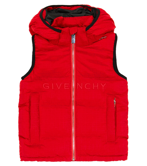 Logo puffer vest