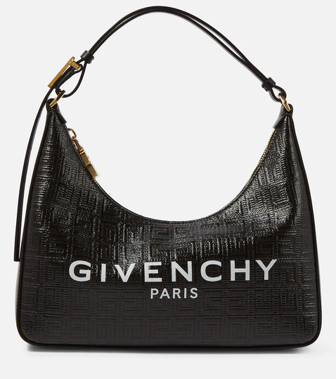 Moon Cut Out Small canvas shoulder bag