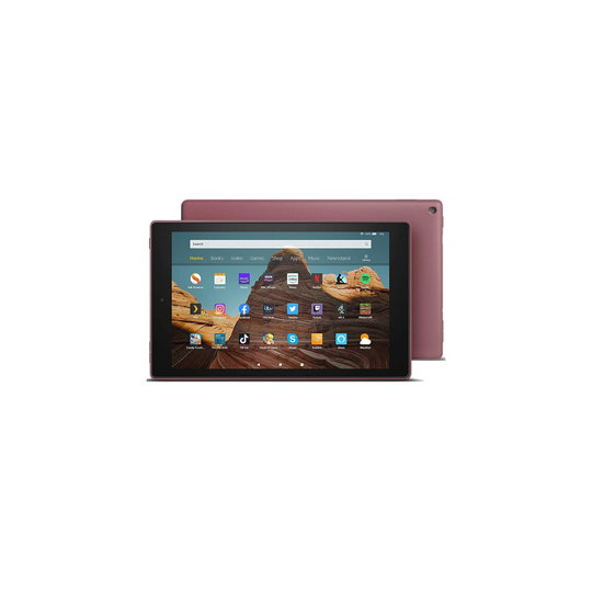 (Plum) Amazon Fire HD 10 Tablet 10.1" 1080p Full HD display, 64 GB
