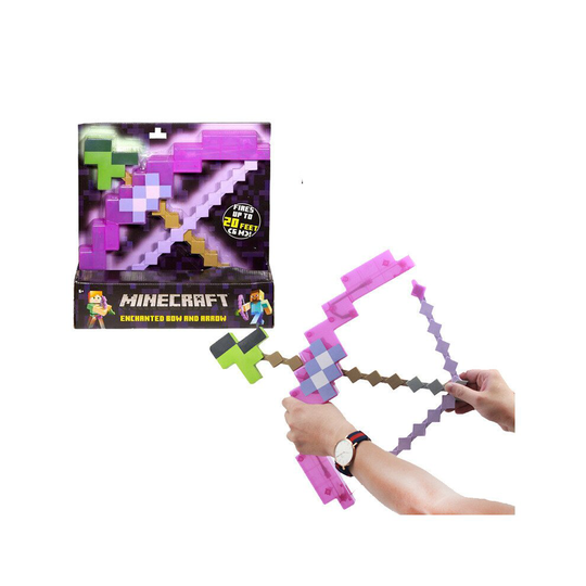 Pink Minecraft Games Diamond Sword Pickaxe Hoe ArrowShovel Toys