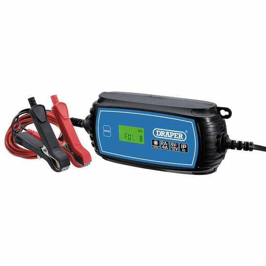 Draper 70545 6/12V Battery Charger 3 - 120AH