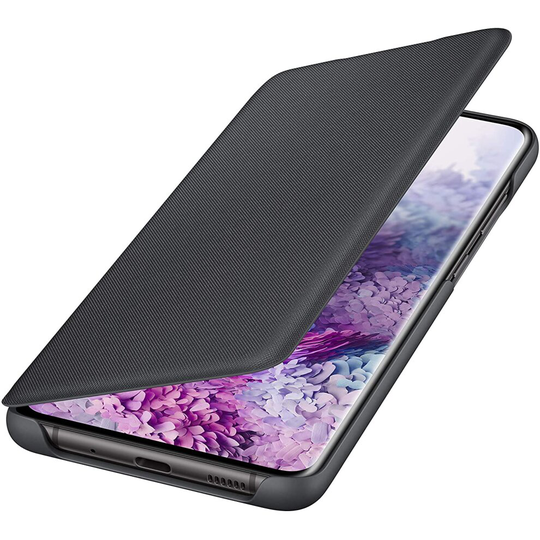 Samsung Galaxy S20+ 5G LED View Cover/Mobile Phone Case - Black - 6.7
