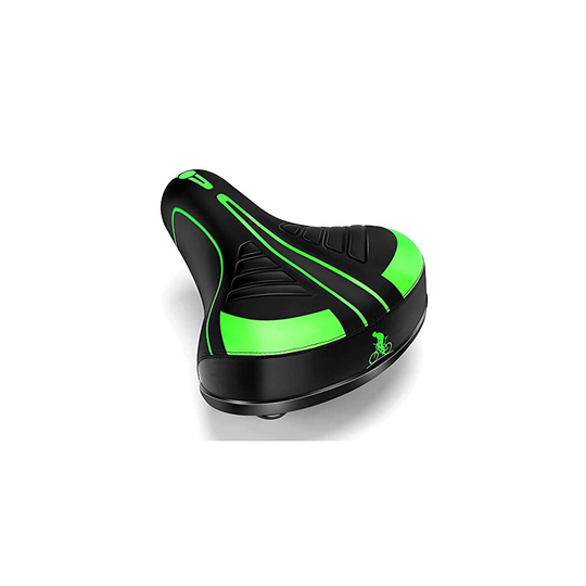 YUEYEE Wide Bike Seat Universal Extra Comfortable Bike Saddle Soft Thick Pad Bicycle Saddle Dual Shock Absorbing Bicycle Seat for Men and Women