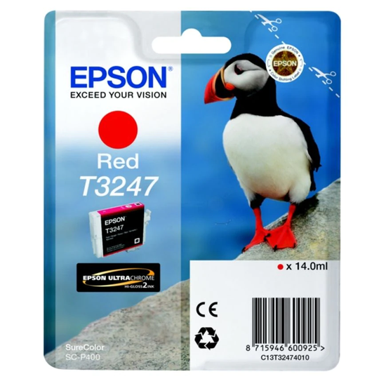 Epson Epson T3247 Puffin Red Standard Capacity Ink Cartridge 14ml - C13T32474010