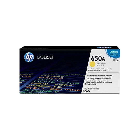 HP HP 650A Yellow Standard Capacity Toner 15K pages for HP Color LaserJet Enterp