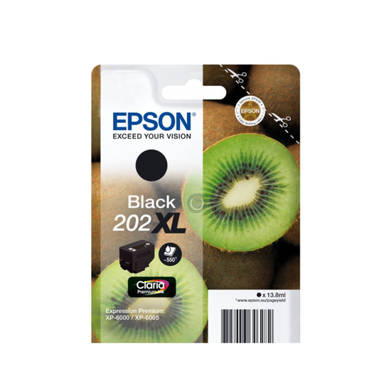Epson Epson 202XL Kiwi Black High Yield Ink Cartridge 14ml - C13T02G14010