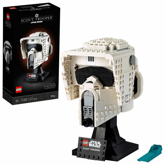 LEGO Star Wars Scout Trooper Helmet Set for Adults 75305