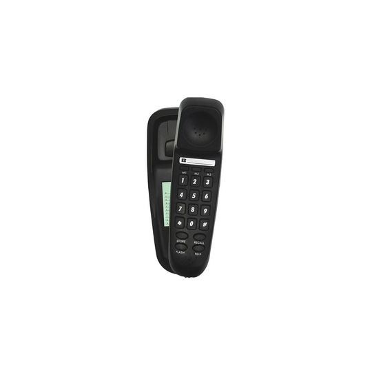 Slim Corded Telephone Bilbao - Black