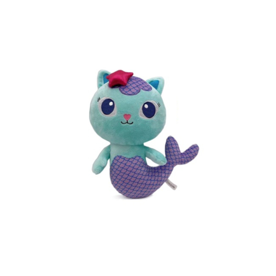 (Purple Mermaid cat) Gabby's Dollhouse Season plush toy kids doll gift