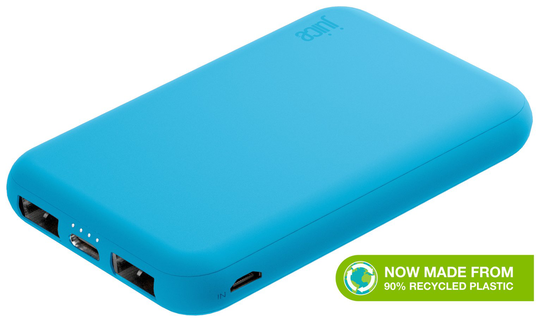 Juice 2 5000mAh Portable Power Bank - Blue