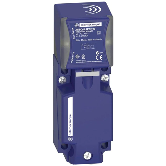 Schneider Electric XS8C4A1MPG13, Inductive Senrect 40 x 40 x 117 24 240V
