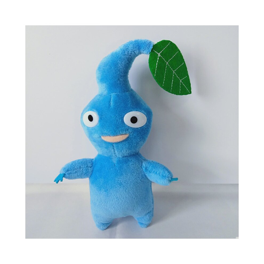 (Leaves, Blue) PIKMIN 18cm Plush Toy Olima Plush Doll Kids Gift