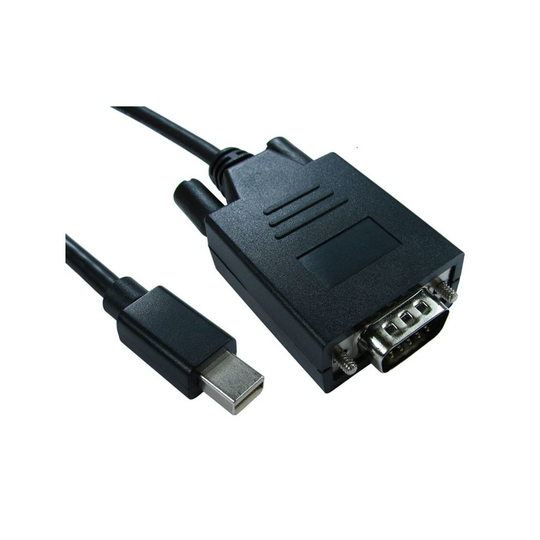 FDL 1M MINI DISPLAY PORT V1.2a TO VGA ADAPTOR CONVERTOR CABLE