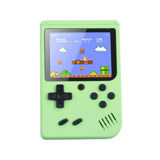 (Green) Classic Games Handheld Retro Video Game Console Gameboy Collection Kids Gifts