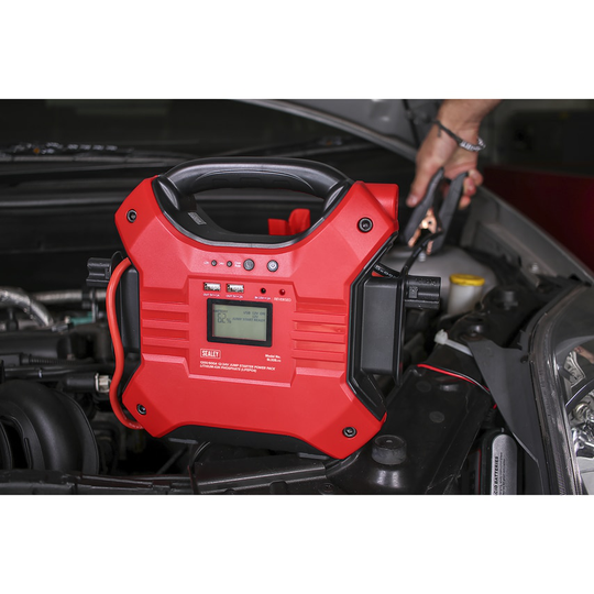 Sealey Jump Starter Power Pack Lithium Ion Phosphate (LIFEPO4) 12/24V 1200/450 P