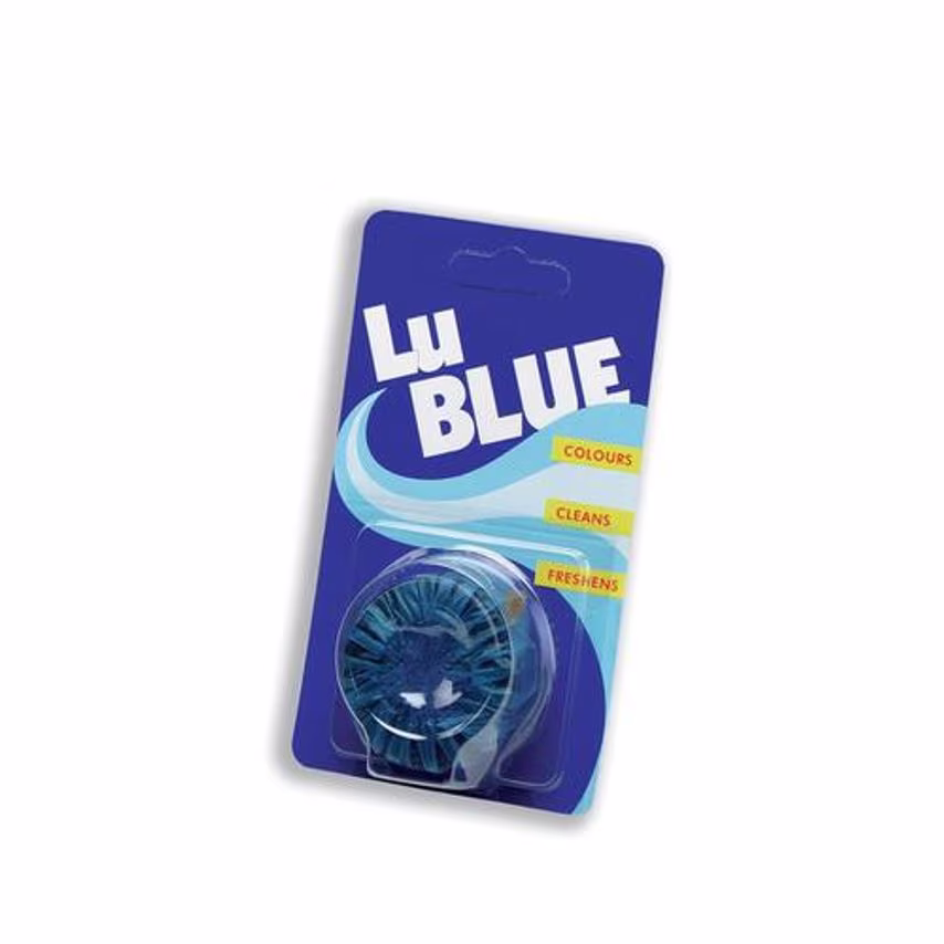 Lu Blue Toilet Cleaner Freshener Tablet Ref N04169, Pack of 12
