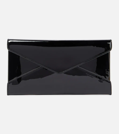 Patent leather clutch