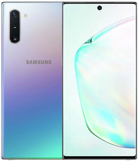 SIM Free Refurbished Samsung Note 10 256GB Mobile - Silver