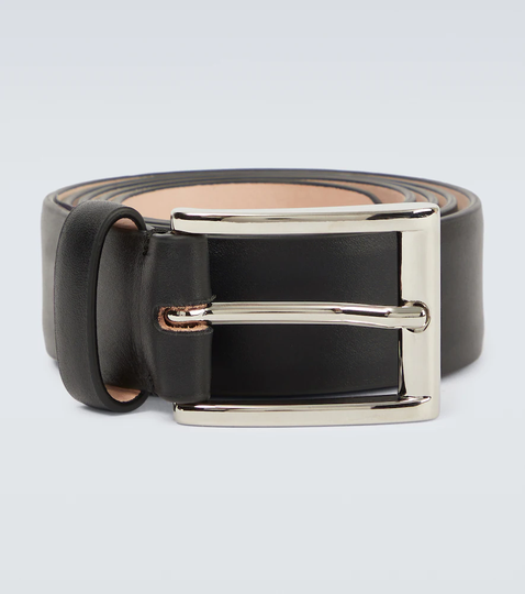 Leather belt