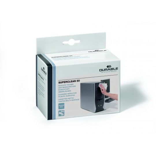 Durable Super Clean Sachets Individual Moist Wipes Anti Bacterial Pre-saturated