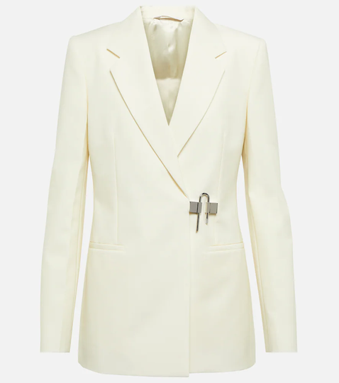 Padlock wool-blend blazer