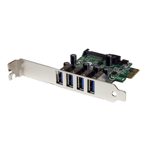 Startech 4 Port PCIe USB 3.0 Controller Card UASP