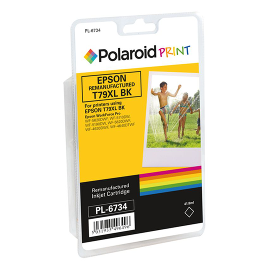 Polaroid Epson 79XL Remanufactured Inkjet Cartridge Black T790140-COMP PL