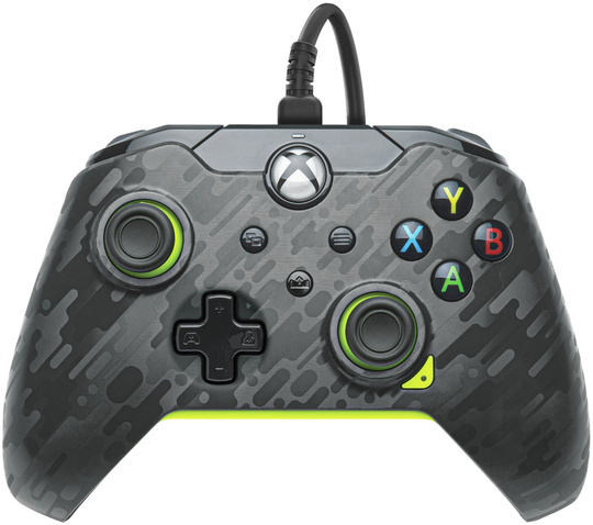PDP Xbox Series X/S & One Wired Controller - Electric Carbon
