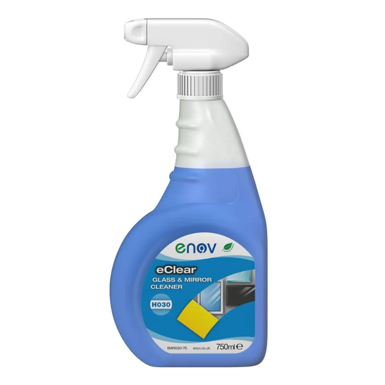 Enov H030 Eclear Glass & Mirror Cleaner Spray 6 x 750ml