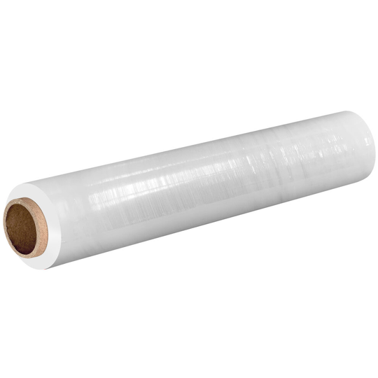 iSOUL Clear Shrink Wrap, Cling Film Roll 400mm x 250m Strong Heavy Duty Pallet Stretch Plastic Roll for Moving House, furniture wrap, Parcel Packaging