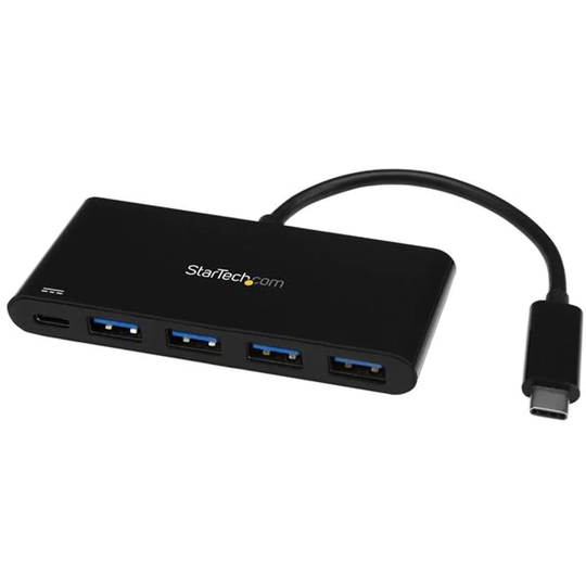 Startech 4 Port USB C Hub with PD C to A USB 3.0