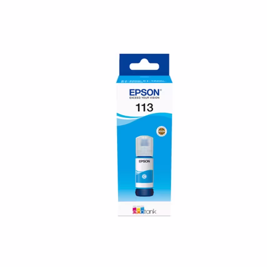 Epson Ink Low Volume 113 Ecotank Cyan Ink