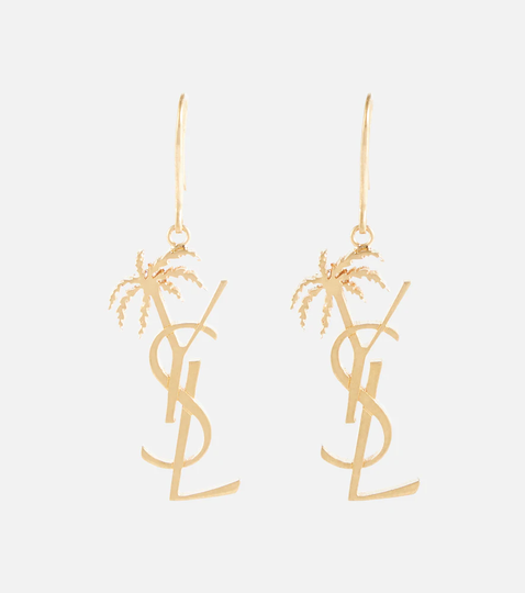 Logo earrings