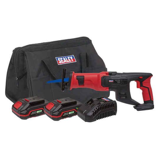 Sealey Cordless Reciprocating Saw Kit 20V - 2 Batteries
