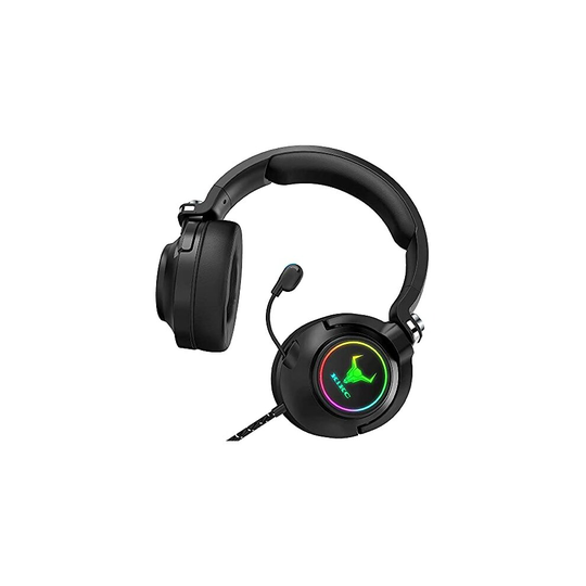Kikc ET600 Xbox One Headset, PS4 Headset for PS5, PSP, PC, Video Game, Laptop, Mac. (Rotating Ear Shell, Storage Swivel Microphone)