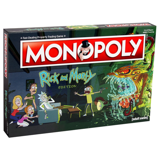 Official Rick And Morty Monopoly Board Game