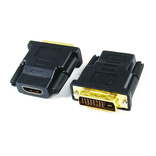 HDMI FEMALE TO DVI (1+24) DVI-D MALE GOLD PLATED ADAPTOR CONNECTOR