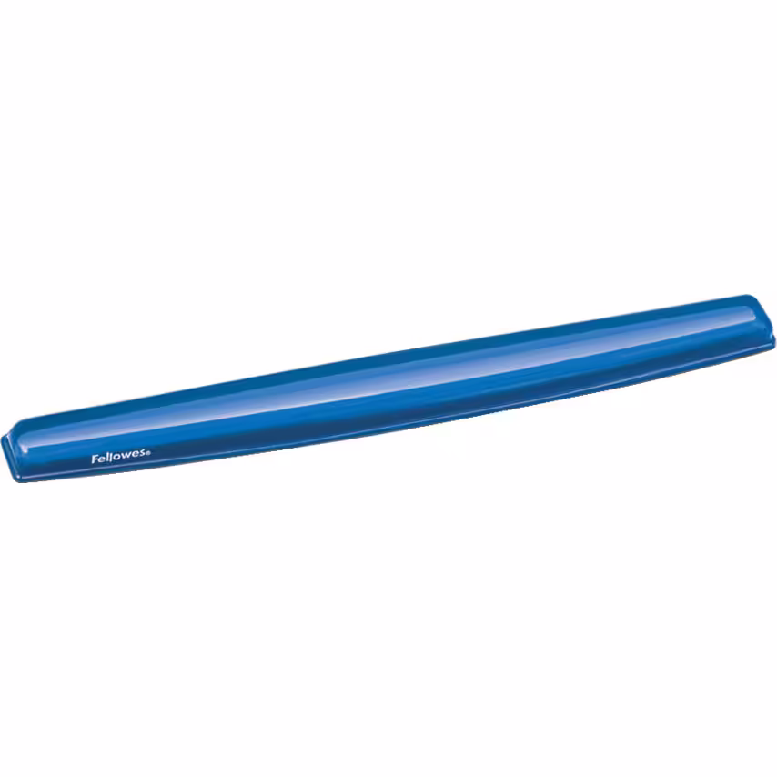 Fellowes Crystal Gel Keyboard Wrist Rest Blue