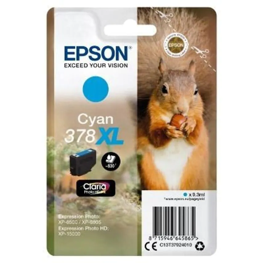 Epson Epson 378XL Squirrel Magenta High Yield Ink Cartridge 9ml - C13T37934010