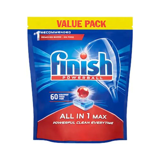 Finish Dishwasher Powerball Tablets All-in-1 Ref RB797730, Pack of 60