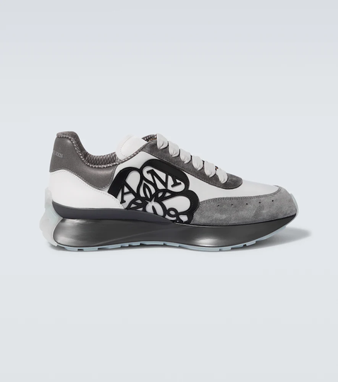 Sprint-Runner logo leather sneakers