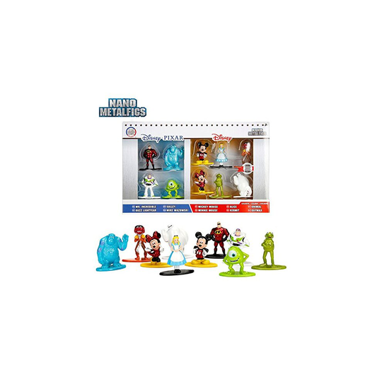 Nano Metalfigs Disney Pixar 10 Pack Mickey Minnie Lightyear