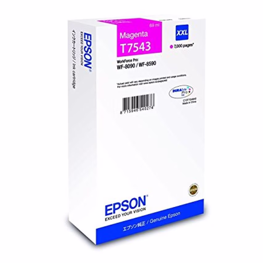 Epson T7543 Magenta Ink Cartridge 69ml - C13T754340