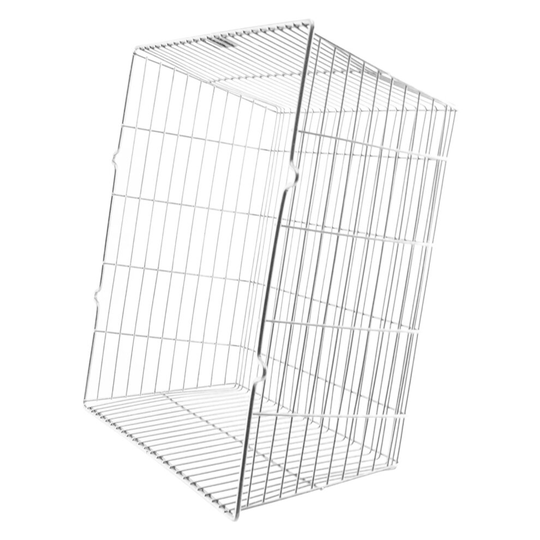 UNIVERSAL CCTV Camera Guard / Deep Exterior Light Square Cage Zinc Coated (14'' x 14'' x 7'')