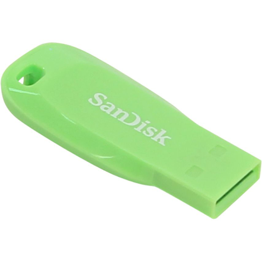 Sandisk Cruzer Blade - Usb Flash Drive - 32 Gb - Usb 2.0 - Electric Green