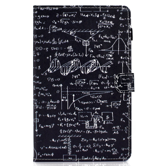 Case for Samsung Galaxy Tab S6 Lite Cover with Auto Sleep/Wake Pattern Magnetic - Equation