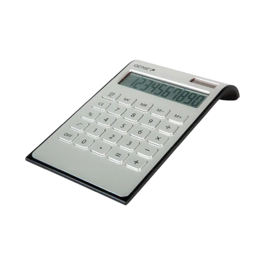 Genie Genie DD400 10 Digit Desktop Calculator Silver