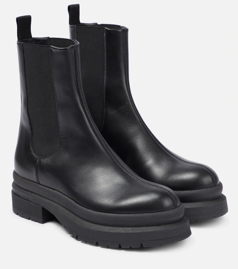 Leather Chelsea boots