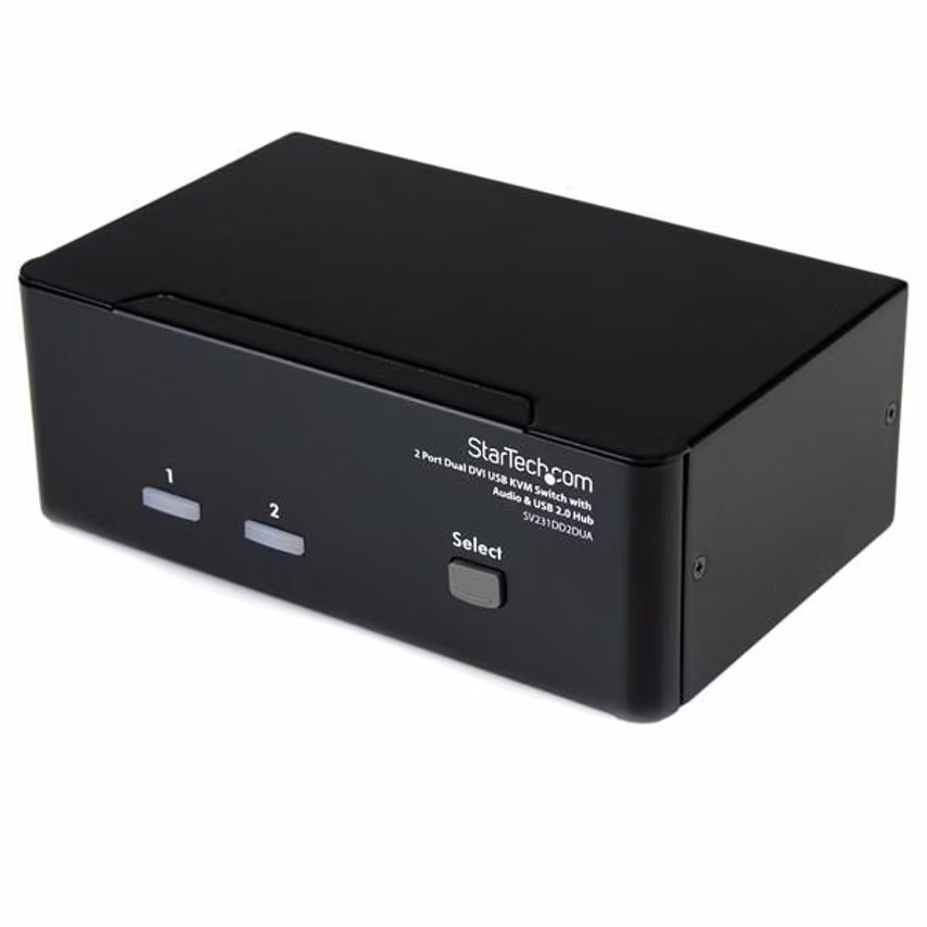 Startech 2 Port Dual DVI USB KVM Switch